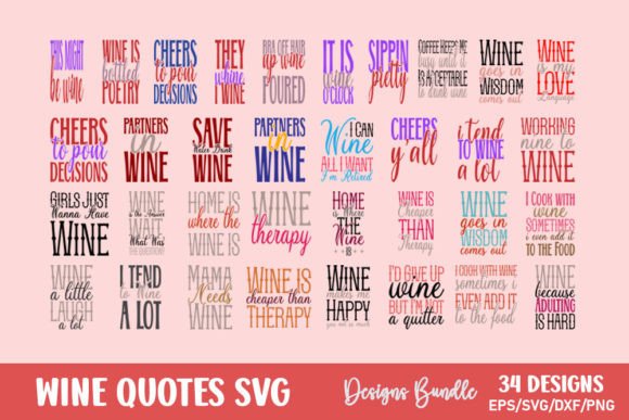 Download Wine Quotes Svg Bundle - Wine quotes svg Collection